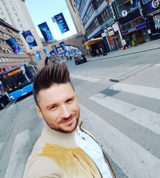 Сергей Лазарев упал на репетиции своего номера для &quot;Евровидения-2016&quot;