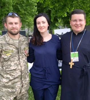 Соломия Витвицкая и герой АТО Назар Барилко побывали во Франции