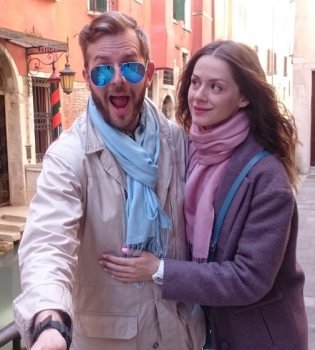 Украинский телеведущий провел с женой романтический отпуск в Венеции