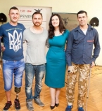 Соломия Витвицкая и герои АТО в Запорожье