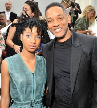 Уилл Смит с дочерью Уиллоу посетили Неделю высокой моды в Париже