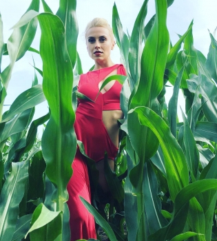 Участница группы Nikita Нана разделась в украинском поле