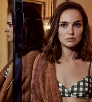 Натали Портман в нижнем белье снялась для T Magazine