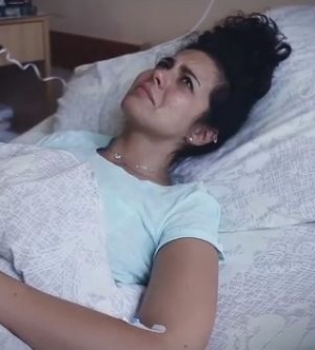 Настя Каменских в больнице