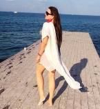 Наталья Могилевская на пляже