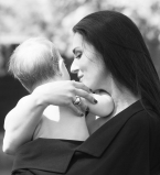 Маша Ефросинина с сыном Сашей