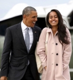 18-летняя дочь Барака Обамы попалась на курении марихуаны
