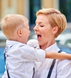 Марина Леончук с сыном