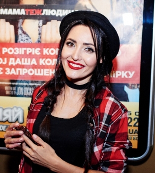 Анна Добрыднева на премьере фильма