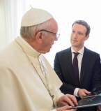 Марк Цукерберг встретился с Папой Римским