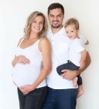 Константин Евтушенко с женой и сыном