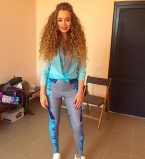 Дочь Яны Соломко унаследовала у мамы пышные кудряшки