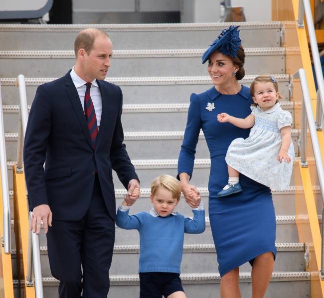 Принц Уильям и Кейт Миддлтон с детьми прибыли в Канаду