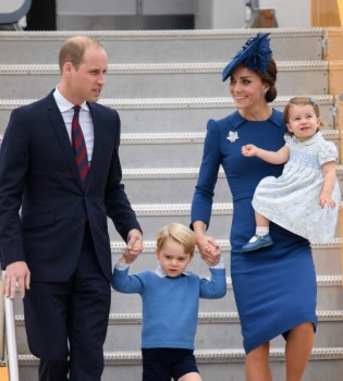 Принц Уильям и Кейт Миддлтон с детьми прибыли в Канаду