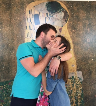 Григорий Решетник с женой Кристиной