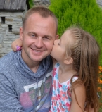 Павел Табаков с дочерью Настей