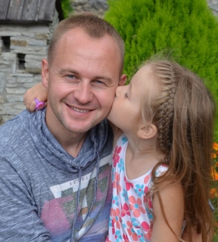 Павел Табаков с дочерью Настей