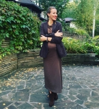 В сеть попало видео беременной Ксении Собчак с округлившимся животом