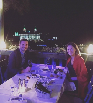 Григорий Решетник отметил 33-летие с женой в Турции