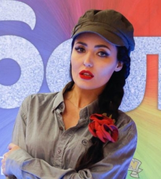 Анна Добрыднева на премьере мультфильма