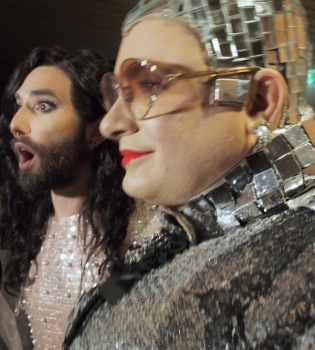 Встреча подруг: Кончита Вурст и Верка Сердючка в Люксембурге