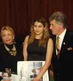 Виктор Ющенко вышел в свет с младшей дочерью