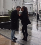 Леонид Барац с девушкой