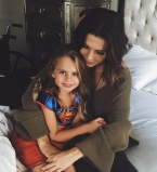 Анна Седокова и ее младшая дочь Моника