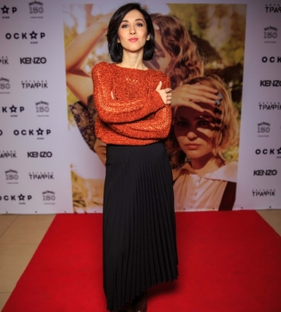 Анна Завальская на премьере мистической драмы