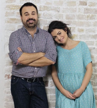 Антон Лирник и его жена Марина