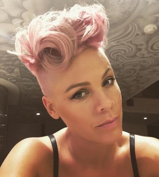 Беременная Пинк снялась обнаженной