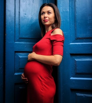 Анастасия Мазур родила сына