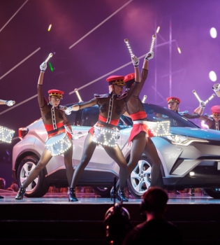 Toyota C-HR на М1 Music Awards