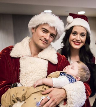 Сюрприз: Кэти Перри и Орландо Блум в новогодних костюмах посетили детскую больницу в Лос-Анджелесе