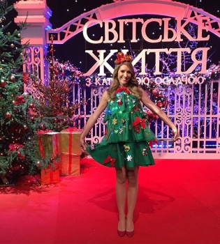 Елка-style: Катя Осадчая опубликовала лучшие детские копии своего новогоднего платья