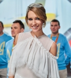 Катя Осадчая в новогоднюю ночь