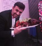 Примерный зять: Николай Тищенко поздравил с Новым годом родителей своей новой жены