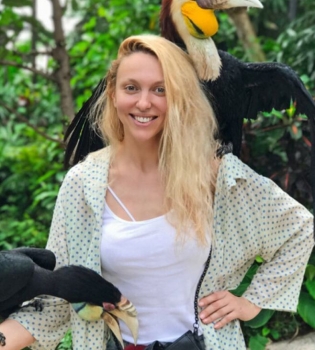 Оля Полякова на Бали