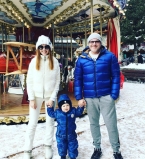 Владимир Пресняков с женой и сыном