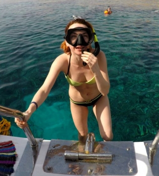 Виктория Булитко на отдыхе