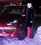 Ирина Федишин получила от мужа Porsche Cayenne