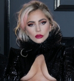 Леди Гага вышла в свет в смелом наряде