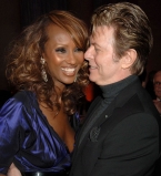 Дэвид Боуи и его жена Иман