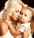 Лилия Ребрик с дочерью