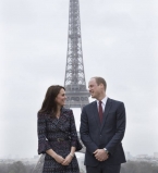 Первый выход после скандала: принц Уильям и Кейт Миддлтон в Париже