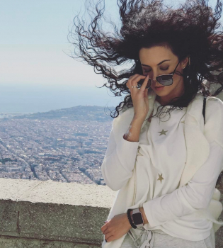 Настя Каменских в Барселоне