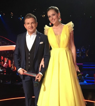 Катя Осадчая и Юрий Горбунов на шоу Голос страны 7