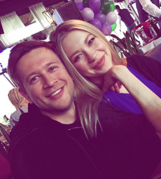 Дмитрий Ступка и Полина Логунова