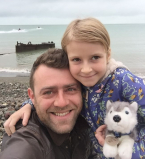 Дмитрий Горовенко с дочерью