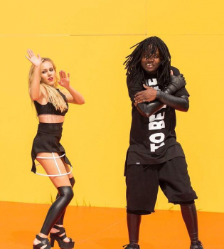 Алеша на съемках нового клипа